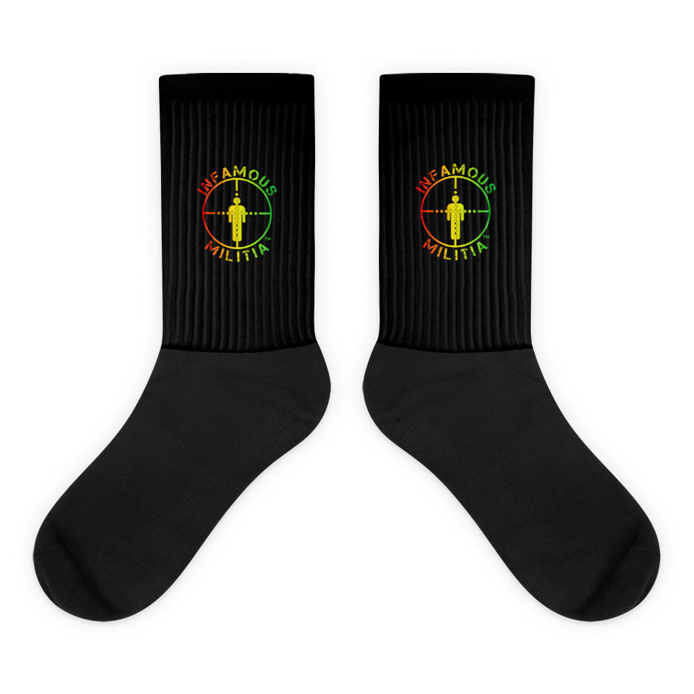 INFAMOUS MILITIA™ Juneteenth socks