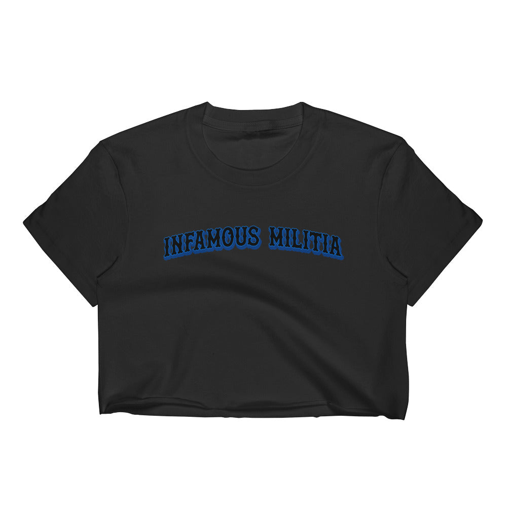 INFAMOUS MILITIA™Baseball crop top