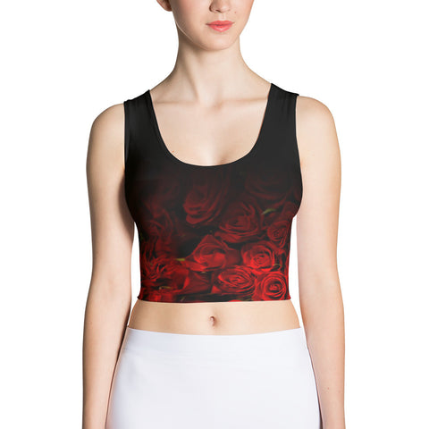 INFAMOUS MILITIA™Red Rose Crop Top