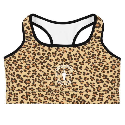 Leopard sports bra 