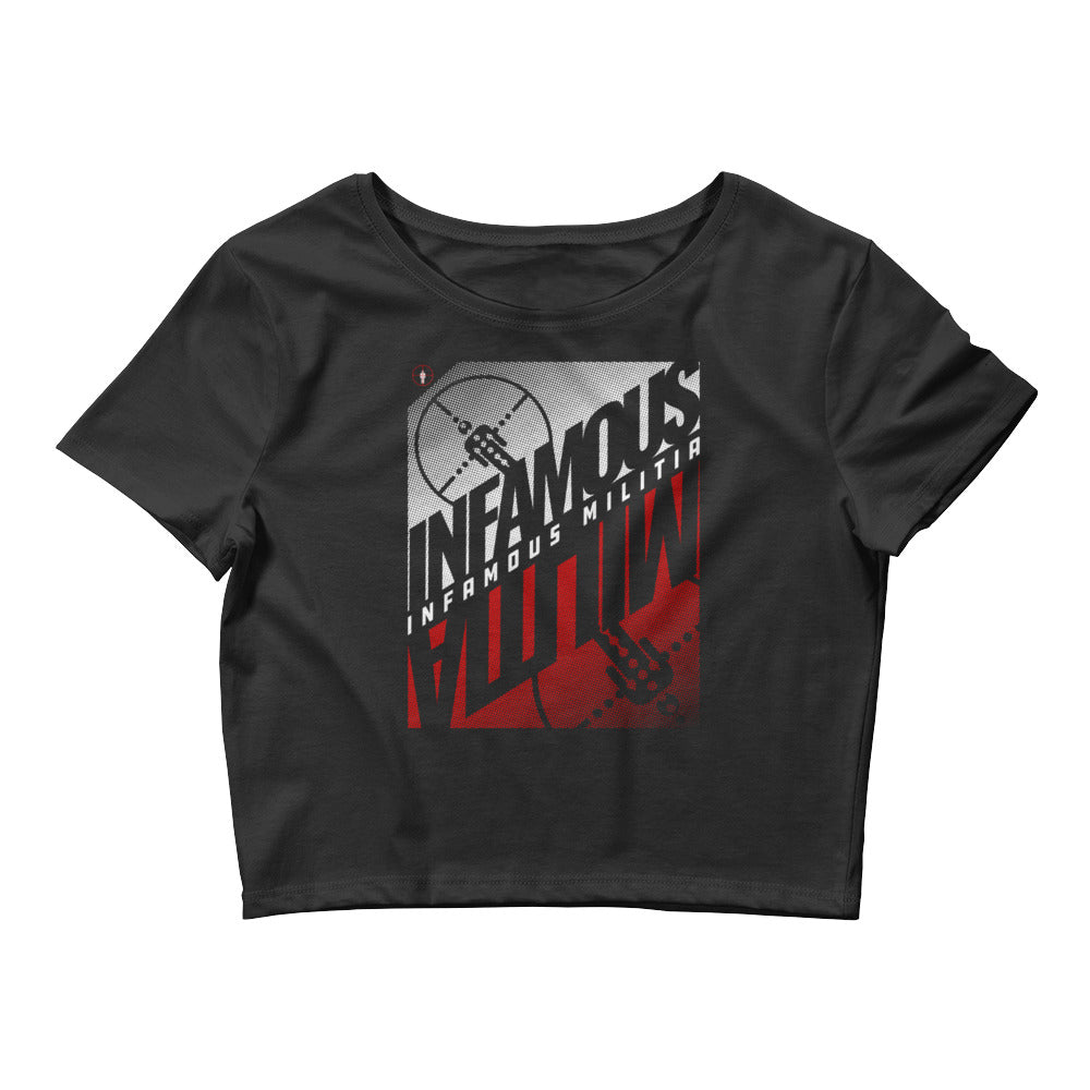 INFAMOUS MILITIA™Mirror Crop Top