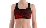 INFAMOUS MILITIA™Red rose sports bra