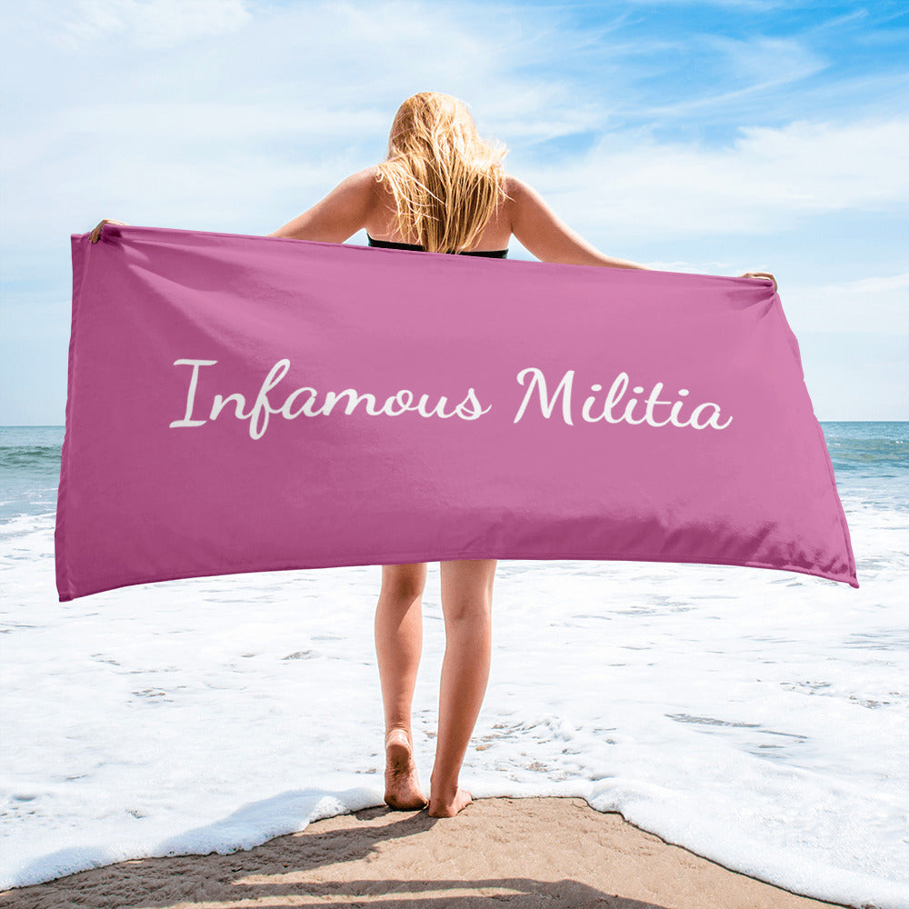 Infamous Militia™Beach towel