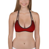 INFAMOUS MILITIA™Ombre red bikini top