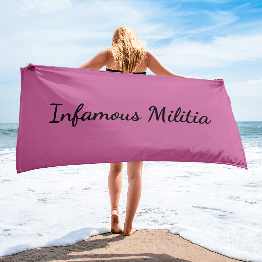 INFAMOUS MILITIA™ Beach towel