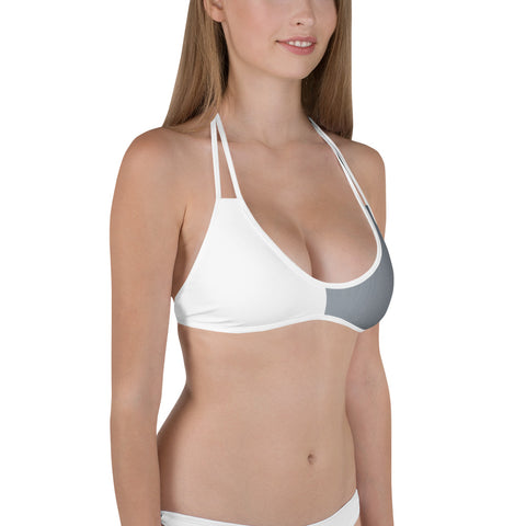 INFAMOUS MILITIA™ Sleek Silver bikini top