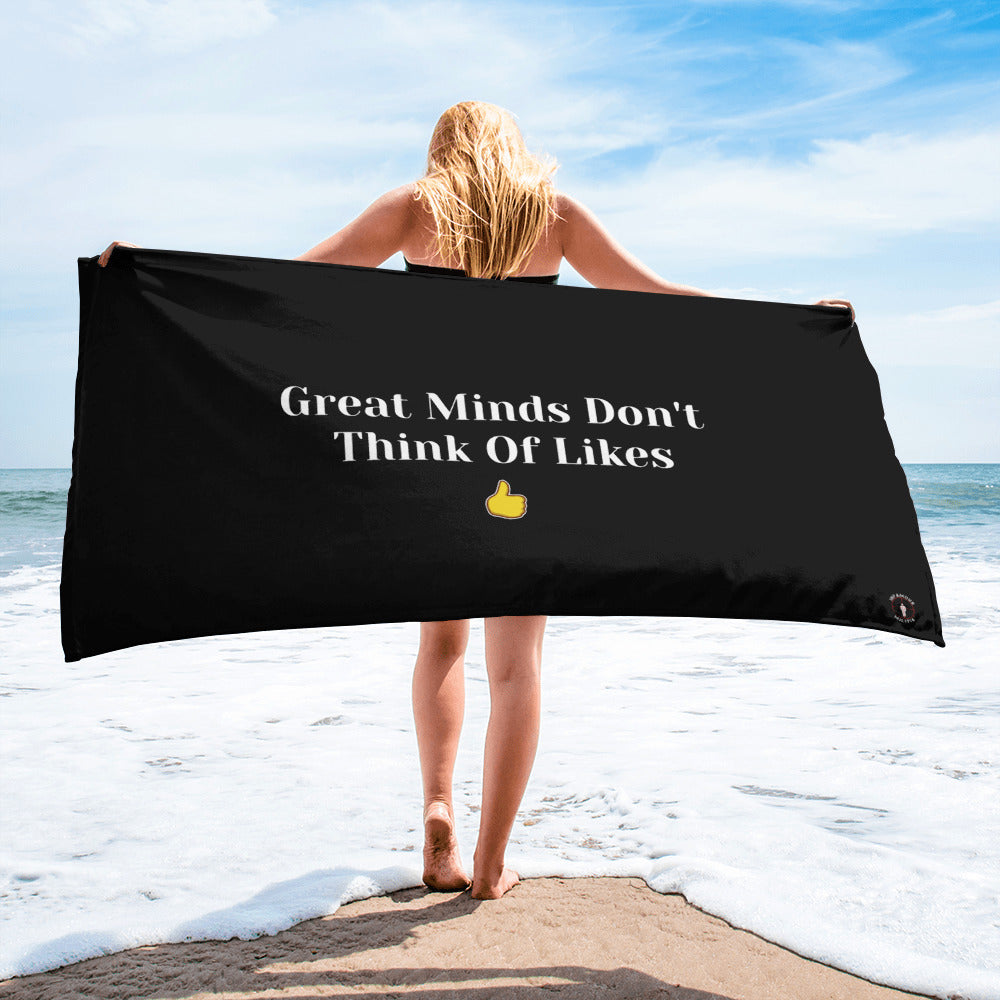 Great Minds Beach Towel
