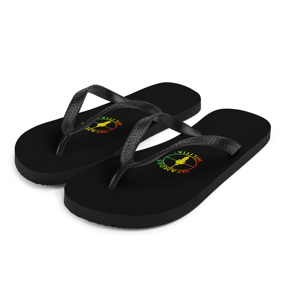 INFAMOUS MILITIA™Flip-Flops