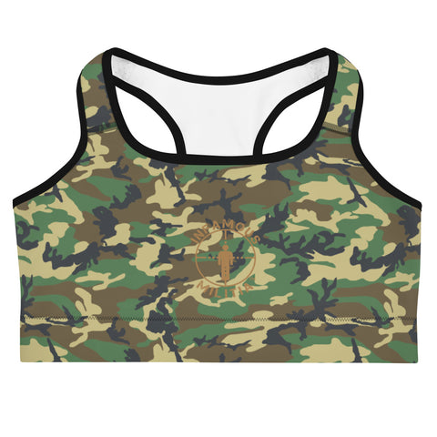 Army camo sports bra 