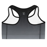 INFAMOUS MILITIA™Ombre silver sports bra